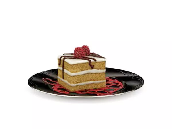 Small Chocolate Cake 3d model