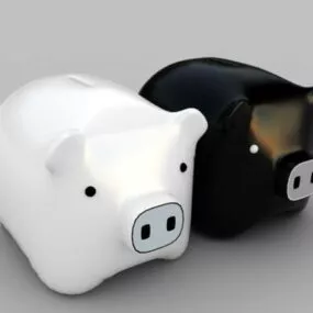 Children Piggy Bank 3d model