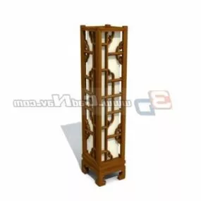 Pillar Lamp Design 3d model