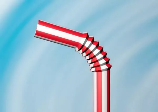 Plastic Bendy Straw 3d model Plastic Bendy Straw 3d model