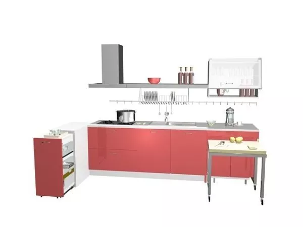 Gas Cooktop 3d model