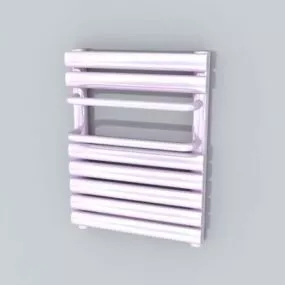 Home Pink Towel Radiator 3d model