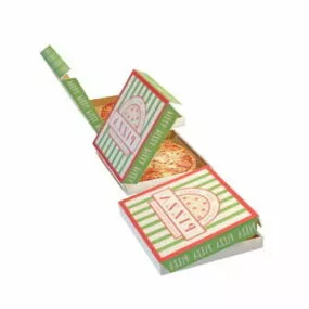Food Pizza In Box 3d model