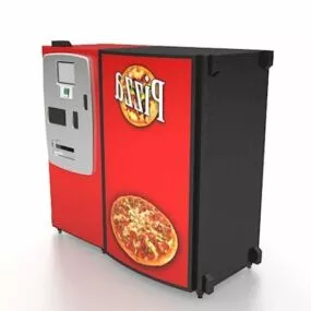 Store Pizza Vending Machine 3d model