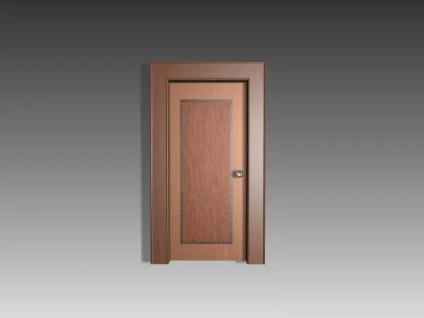 Plain Wooden Door Design 3d model Plain Wooden Door Design 3d model