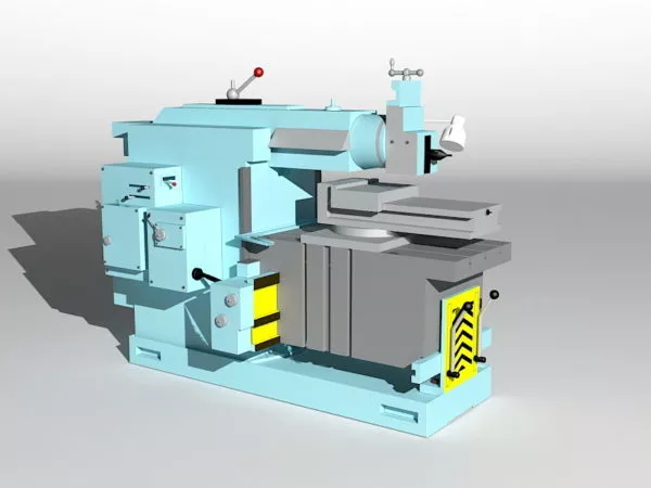 Industrial Planer Machine 3d model Industrial Planer Machine 3d model