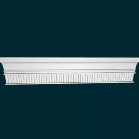 Plaster Material Home Ceiling Molding 3d model