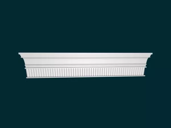 European Square Column Flat Style 3d model