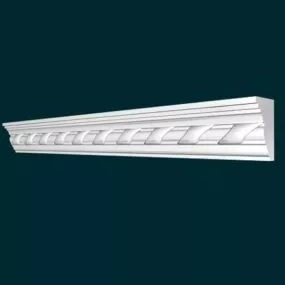Plaster Crown Molding Decoration 3d model