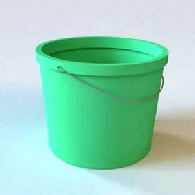 Home Plastic Pail 3d model