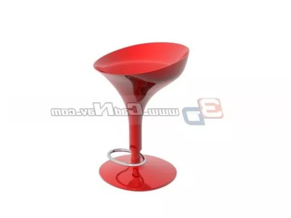 Furniture Plastic Bar Stool 3d model Furniture Plastic Bar Stool 3d model