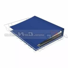Plastic File Folder Office Equipment 3d model