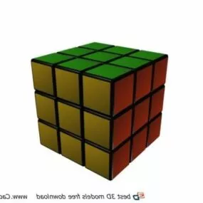 Plastic Magic Cube 3d model