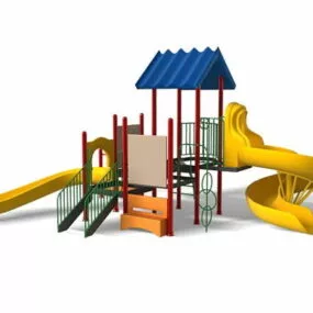 Outdoor Plastic Outdoor Playsets 3d model