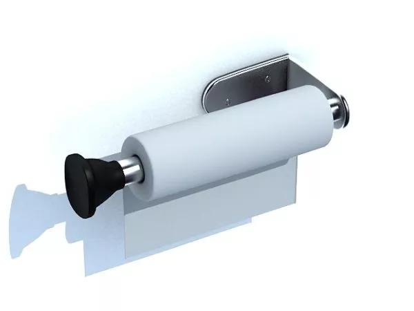 Wrap Holder Plastic Material 3d model Wrap Holder Plastic Material 3d model