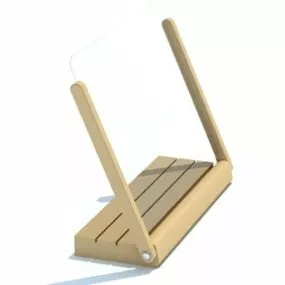 Kitchen Plate Display Rack 3d model
