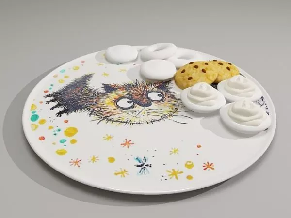 Food Can Cookie 3d model