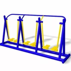 Outdoor Playground Air Walker Equipment 3d model