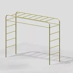 Outdoor Playground Monkey Bars 3d model