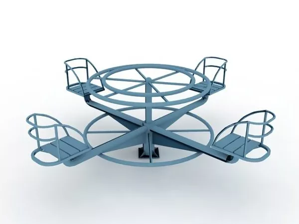 Outdoor Playground Roundabout Play 3d model Outdoor Playground Roundabout Play 3d model