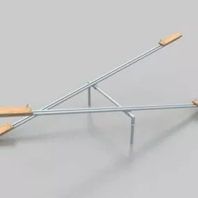 Park Playground See Saw Sets 3d model
