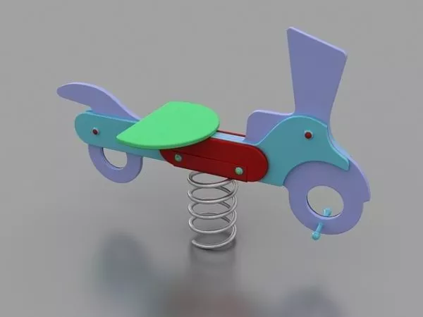 Playground Carousel 3d model