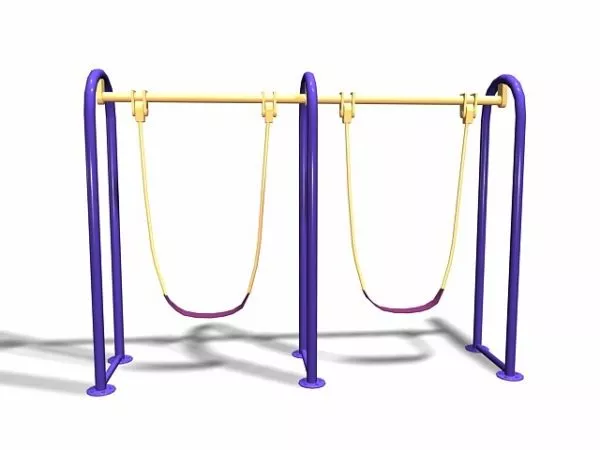 Slide Path Playground With Staircase 3d model