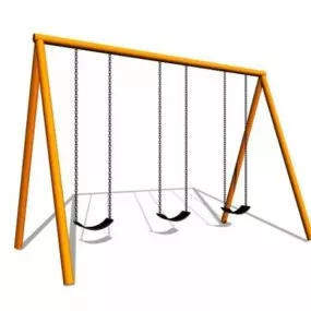Playground Swing Sets 3d model