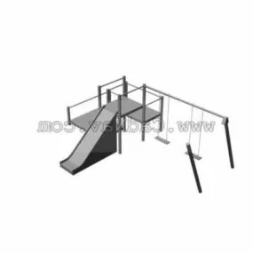 Playset Children Outdoor Playground 3d model