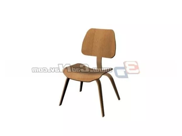 Plywood Dining Chair Design 3d model Plywood Dining Chair Design 3d model