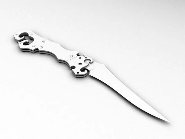 Pocket Knife 3d model Pocket Knife 3d model