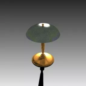 Old Brass Table Lamp 3d model