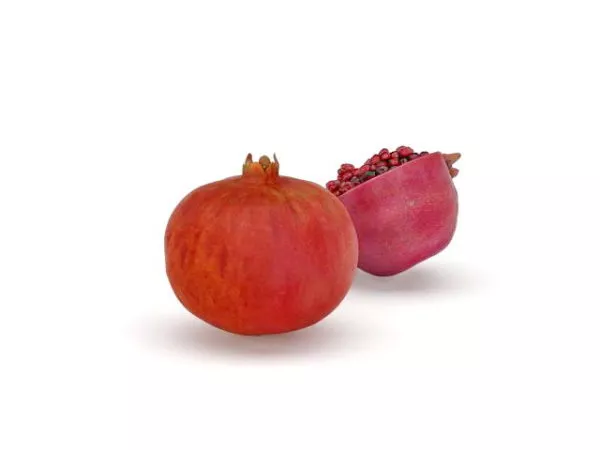 Single Peach Fruit 3d model
