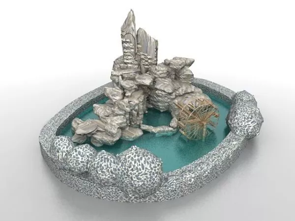 Lotus Pond 3d model
