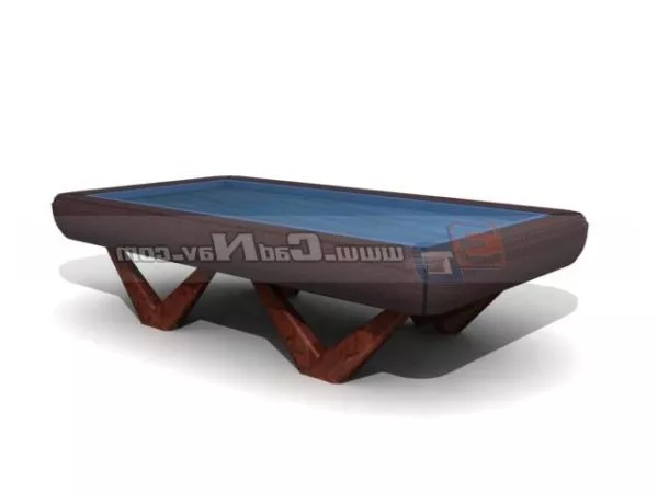 Pool Balls In Triangle Rack 3d model