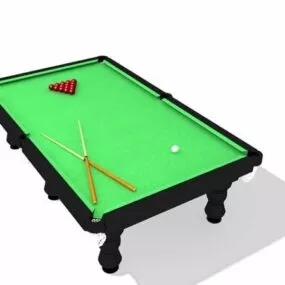 Billiards Pool Table 3d model