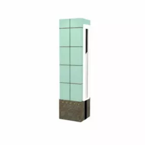 Porch Column Decoration 3d model