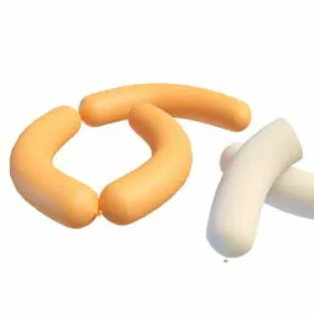 Pork Sausages Food 3d model