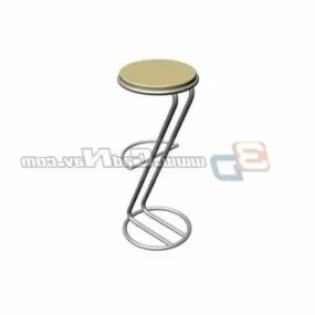 Portable Bar Stool Furniture 3d model