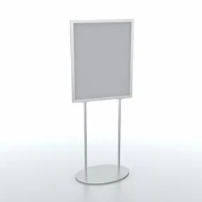 Office Portable Sign Stand 3d model