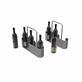 Kitchen Wine Rack 3d model