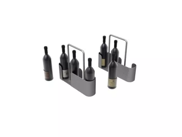Kitchen Wine Rack 3d model Kitchen Wine Rack 3d model