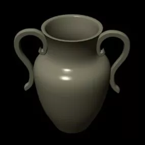 Old Style Pottery Vase 3d model