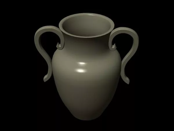 Old Style Pottery Vase 3d model Old Style Pottery Vase 3d model
