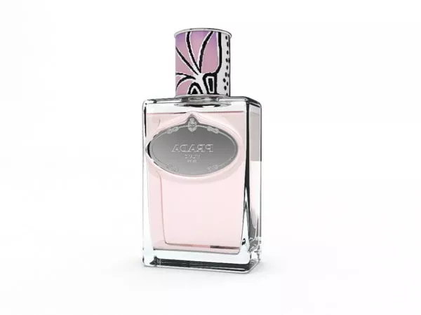 Set Of Perfume Dior Bottles 3d model
