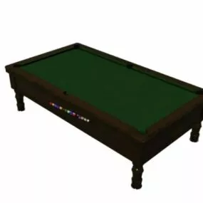 Sport Pool Table Equipment 3d model