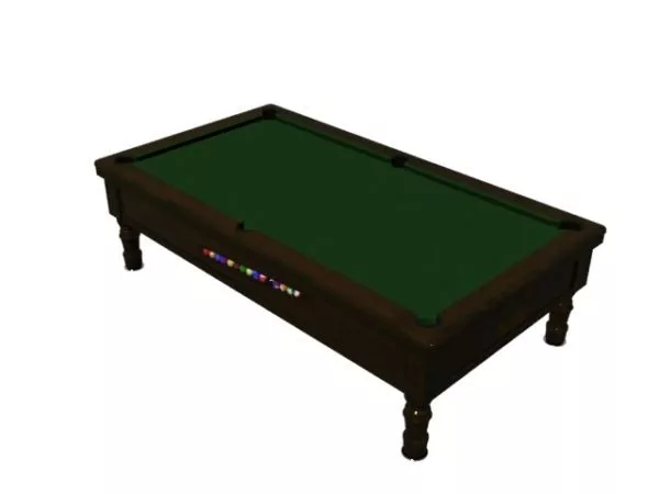 Sport Pool Table Equipment 3d model Sport Pool Table Equipment 3d model