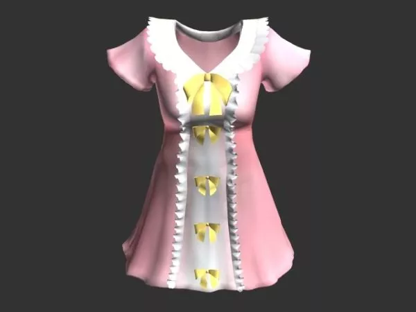 Mannequin Girl In Dress Marvelous 3d model