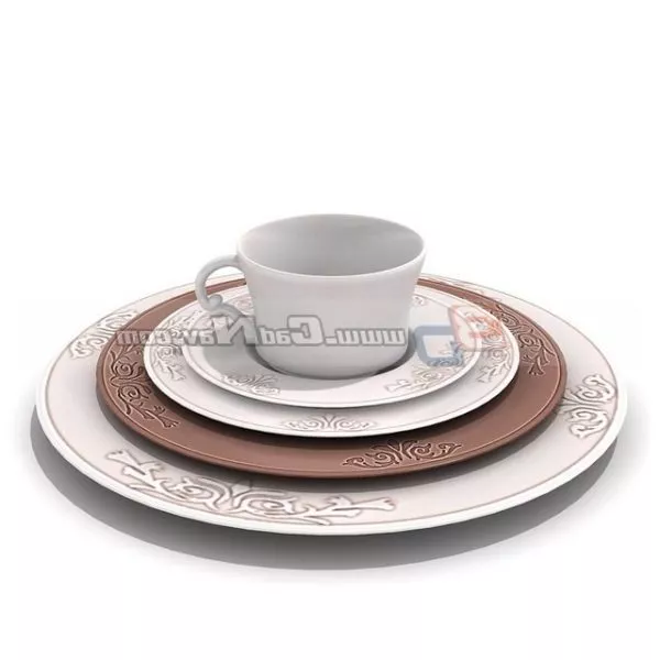 Coffee Cup With Texture 3d model