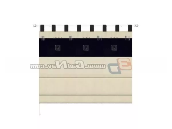 Fabric Window Shade Design 3d model Fabric Window Shade Design 3d model